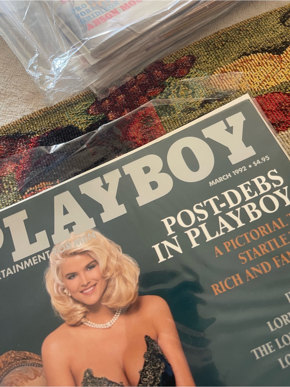 Playboy Magazine March 1992 Tylyn John - Anna Nicole Smith First Cover 125